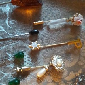 Hat pins/tie pins/coat pins